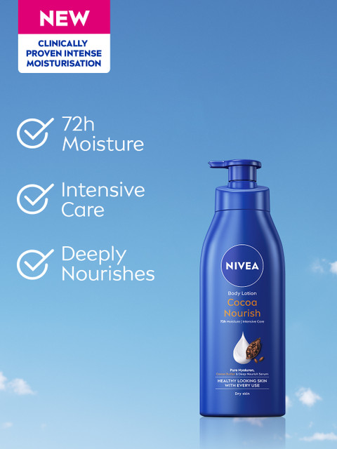 Buy Nivea Cocoa Nourish Body Lotion With Pure Hyaluron For 72h Moisturization 400 Ml - - Personal Care for Unisex 6 Buy Nivea Cocoa Nourish Body Lotion With Pure Hyaluron For 72h Moisturization 400 Ml - - Personal Care for Unisex