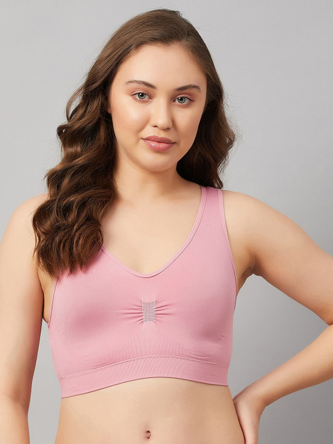 C9 AIRWEAR Seamless Full Coverage Padded Moisture Wicking Slip-On Everyday Bra
