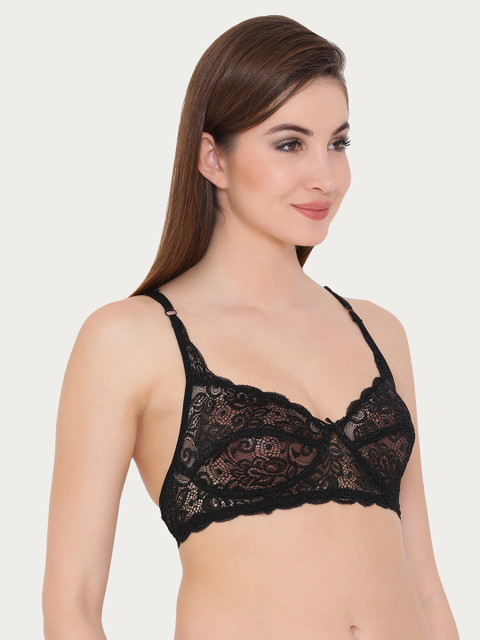 Clovia Lace Non-Padded Non-Wired Bra 3 Clovia Lace Non-Padded Non-Wired Bra