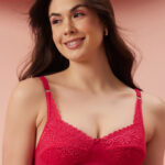 Clovia Non-Padded Non-Wired Full Cup Lace Bra BR0228A1442B