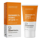 Dermatouch 2% Niacinamide Vitamin C Sunscreen With SPF 50+ PA ++++ For Glowing Skin - 30 g