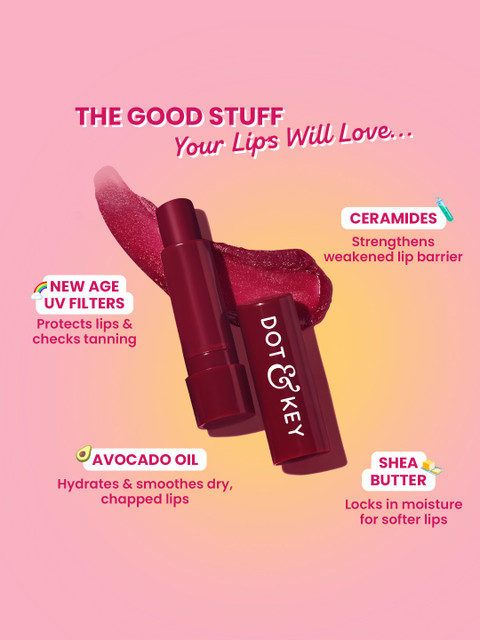 DOT & KEY Barrier Repair Hydrating Lip Balm SPF 50 - 4.5 g - Cherry Crimson 4 DOT & KEY Barrier Repair Hydrating Lip Balm SPF 50 - 4.5 g - Cherry Crimson