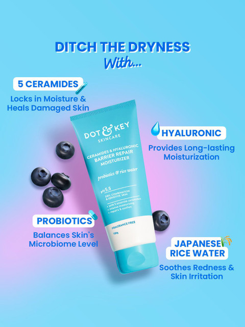 DOT & KEY Ceramides & Hyaluronic Barrier Repair Moisturizer - 50 g 4 DOT & KEY Ceramides & Hyaluronic Barrier Repair Moisturizer - 50 g