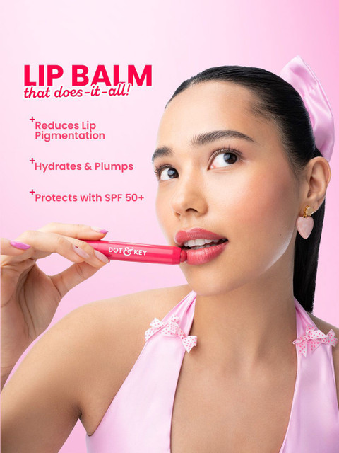 DOT & KEY Meltie SPF 50+ Lip Balm with 2% Kojic & Shea Butter 4g - Strawberry Glaze 3 DOT & KEY Meltie SPF 50+ Lip Balm with 2% Kojic & Shea Butter 4g - Strawberry Glaze