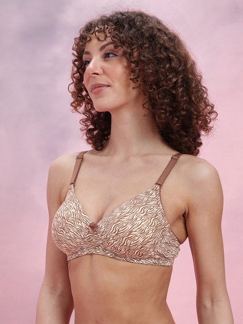 DressBerry Animal Print Lightly Padded T-shirt Bra 4 DressBerry Animal Print Lightly Padded T-shirt Bra