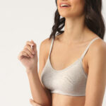 DressBerry Grey Melange Solid Non-Wired Lightly Padded T-shirt Bra DB-CAM-PAD-01B