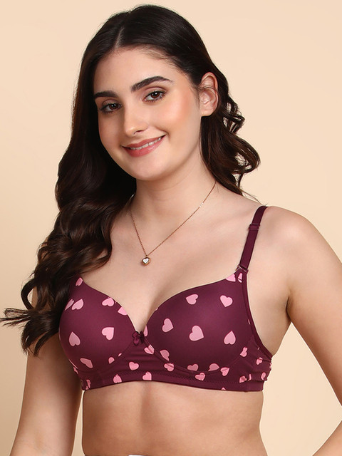 Dressberry Heavy Padded Printed Bra