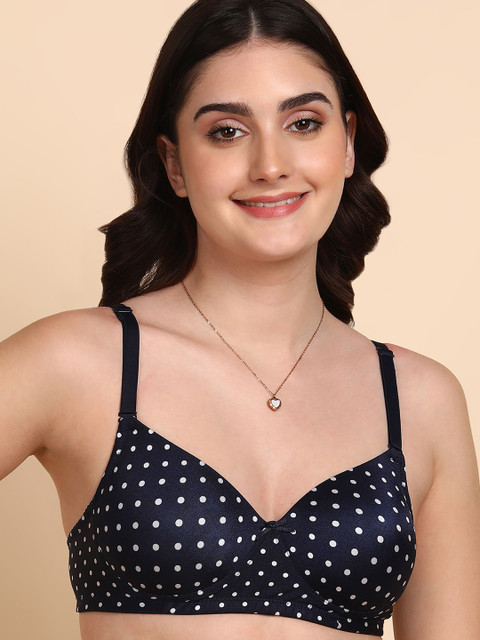 Dressberry Lightly Padded Everyday Printed Bra