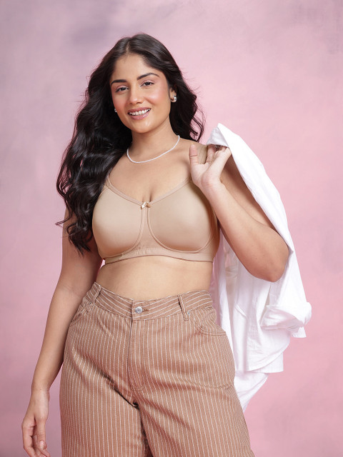 DressBerry Plus Size Full Coverage Lightly Padded Non Wired Tshirt Bra DRM-DB-MK07-BA-TBC 5 DressBerry Plus Size Full Coverage Lightly Padded Non Wired Tshirt Bra DRM-DB-MK07-BA-TBC