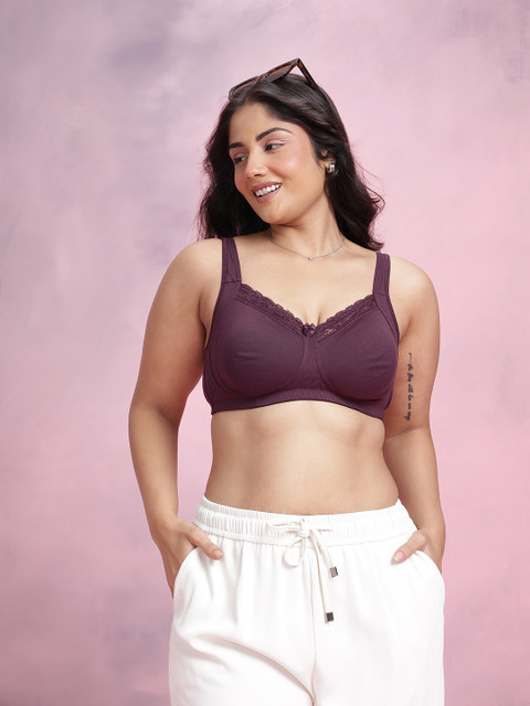 DressBerry Plus Size Full Coverage Non-Padded Non-Wired Everyday Bra DRM-DB-MK47-BB-TBC 5 DressBerry Plus Size Full Coverage Non-Padded Non-Wired Everyday Bra DRM-DB-MK47-BB-TBC