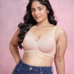 DressBerry Plus Size Full Coverage Non Padded Non Wired Lace Bra DRM-DB-MK47-BC-TBC