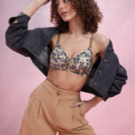 DressBerry Printed Lightly Padded T-shirt Bra