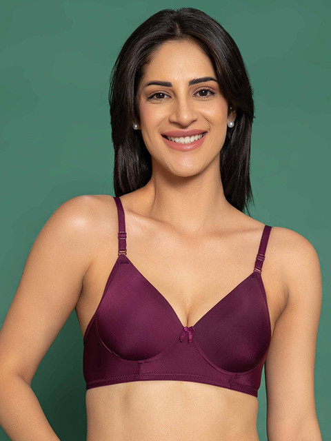 DressBerry Women Medium Coverage Lightly Padded T-Shirt Bra 2 DressBerry Women Medium Coverage Lightly Padded T-Shirt Bra