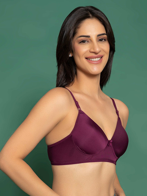DressBerry Women Medium Coverage Lightly Padded T-Shirt Bra 3 DressBerry Women Medium Coverage Lightly Padded T-Shirt Bra