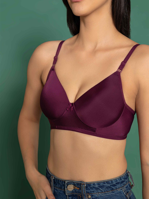 DressBerry Women Medium Coverage Lightly Padded T-Shirt Bra 6 DressBerry Women Medium Coverage Lightly Padded T-Shirt Bra