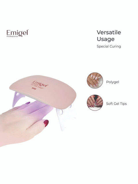 Emigel PROFESSIONAL Nail Polish Dryer UV LED Light Nail Lamp - 6W 3 Emigel PROFESSIONAL Nail Polish Dryer UV LED Light Nail Lamp - 6W