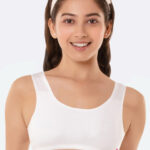 Enamor Non Padded Non-Wired Full Coverage Antimicrobial Finish Cotton Beginner's Bra