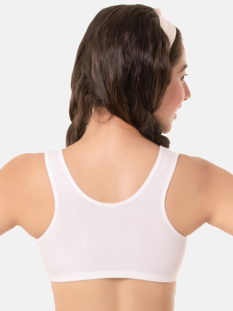 Enamor Non Padded Non-Wired Full Coverage Antimicrobial Finish Cotton Beginner's Bra 3 Enamor Non Padded Non-Wired Full Coverage Antimicrobial Finish Cotton Beginner's Bra