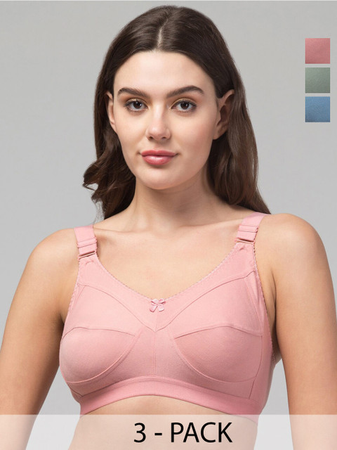 ESOROUCHA Pack Of 3 Full Coverage Bra