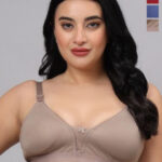 FUNAHME Pack Of 3 Full Coverage Non Padded Cotton Bra