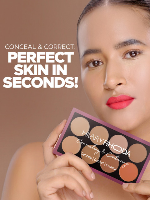 Hilary Rhoda 8 Shade Palette Colour Correct With High Coverage Concealer- 12 g -1 3 Hilary Rhoda 8 Shade Palette Colour Correct With High Coverage Concealer- 12 g -1