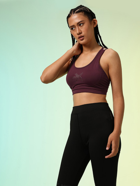HRX by Hrithik Roshan Lightly Padded Rapid-Dry Running Bra HR_SS25_W_BA_KR002_03_B 4 HRX by Hrithik Roshan Lightly Padded Rapid-Dry Running Bra HR_SS25_W_BA_KR002_03_B