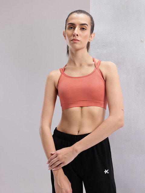 HRX by Hrithik Roshan Medium Coverage Lightly Padded Styled Back Bra 3 HRX by Hrithik Roshan Medium Coverage Lightly Padded Styled Back Bra