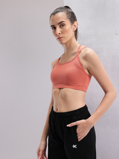HRX by Hrithik Roshan Medium Coverage Lightly Padded Styled Back Bra 4 HRX by Hrithik Roshan Medium Coverage Lightly Padded Styled Back Bra