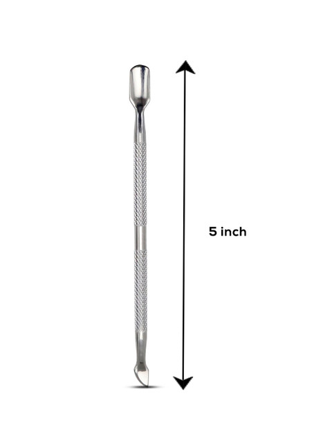 Ikonic Basics IKB -713C Nail Pusher & Cuticle Remover - Silver-Toned 2 Ikonic Basics IKB -713C Nail Pusher & Cuticle Remover - Silver-Toned