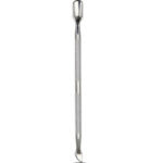 Ikonic Basics IKB -713C Nail Pusher & Cuticle Remover - Silver-Toned