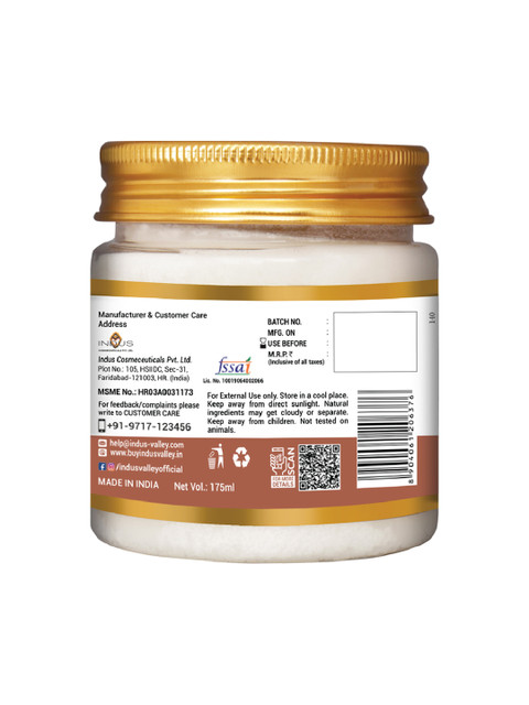 Indus Valley Bio Organic Coconut Oil 175 ml 2 Indus Valley Bio Organic Coconut Oil 175 ml