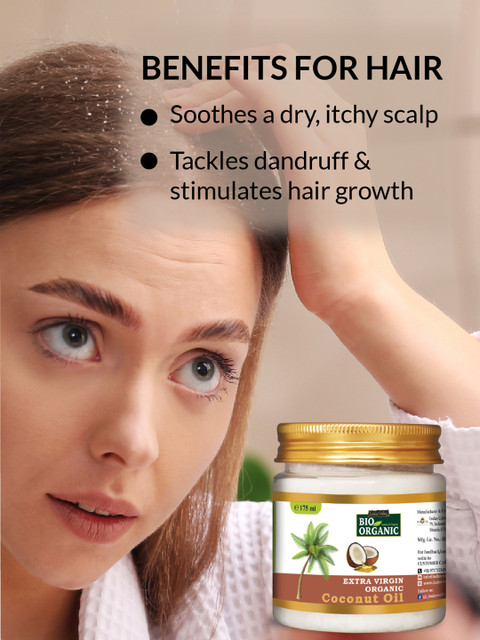 Indus Valley Bio Organic Coconut Oil 175 ml 6 Indus Valley Bio Organic Coconut Oil 175 ml