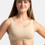 Jockey Super Combed Cotton Stretch Slip On Bra With StayFresh Treatment-1582