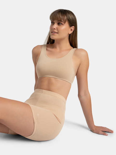 Jockey Super Combed Cotton Stretch Slip On Bra With StayFresh Treatment-1582 5 Jockey Super Combed Cotton Stretch Slip On Bra With StayFresh Treatment-1582