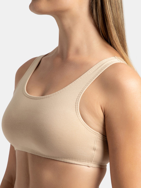 Jockey Super Combed Cotton Stretch Slip On Bra With StayFresh Treatment-1582 6 Jockey Super Combed Cotton Stretch Slip On Bra With StayFresh Treatment-1582