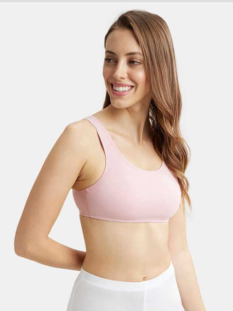 Jockey Super Combed Cotton Stretch Slip On Bra With StayFresh Treatment-1582 5 Jockey Super Combed Cotton Stretch Slip On Bra With StayFresh Treatment-1582