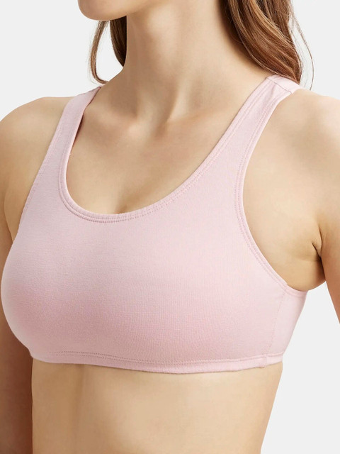 Jockey Super Combed Cotton Stretch Slip On Bra With StayFresh Treatment-1582 6 Jockey Super Combed Cotton Stretch Slip On Bra With StayFresh Treatment-1582