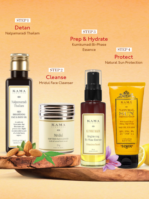 KAMA AYURVEDA Nalpamaradi Thailam Skin Brightening Treatment - 50 ml 6 KAMA AYURVEDA Nalpamaradi Thailam Skin Brightening Treatment - 50 ml