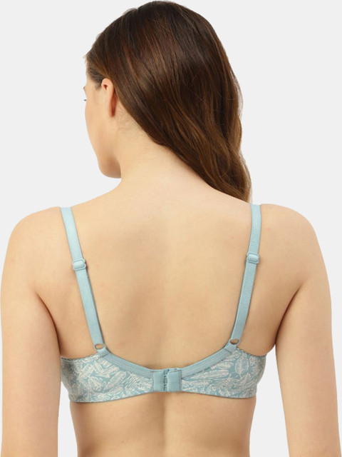 Leading Lady Floral Print Wirefree Lightly Padded Full Coverage T-Shirt Bra 2 Leading Lady Floral Print Wirefree Lightly Padded Full Coverage T-Shirt Bra