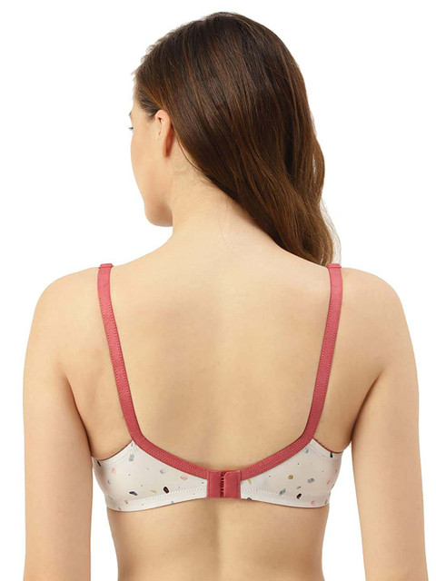 Leading Lady White & Grey Abstract Bra Lightly Padded 3 Leading Lady White & Grey Abstract Bra Lightly Padded
