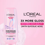 LOreal Paris Glycolic Gloss Shine Sealing Conditioner with Glycolic Acid Complex - 175 ml