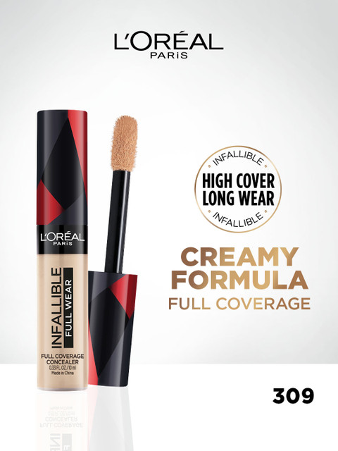 LOreal Paris Infallible Full Coverage Sweat Proof Concealer 10ml - Beige 309 2 LOreal Paris Infallible Full Coverage Sweat Proof Concealer 10ml - Beige 309