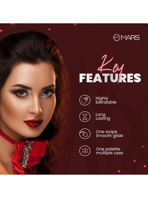 MARS Dance Of Joy 12-In-1 Ultra Pigmented Eyeshadow Palette - Shade 01 4 MARS Dance Of Joy 12-In-1 Ultra Pigmented Eyeshadow Palette - Shade 01
