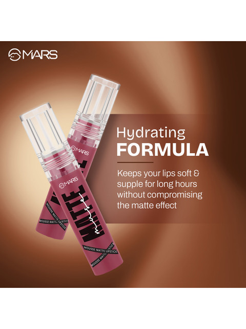 MARS Matte Muse Lightweight Mousse Lipstick 3ml - Winner Women 4 MARS Matte Muse Lightweight Mousse Lipstick 3ml - Winner Women