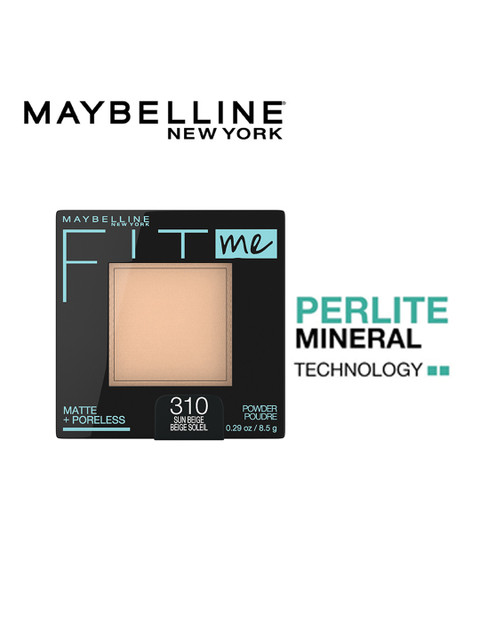Maybelline New York Fit Me Matte + Poreless Compact - Sun Beige 310 2 Maybelline New York Fit Me Matte + Poreless Compact - Sun Beige 310