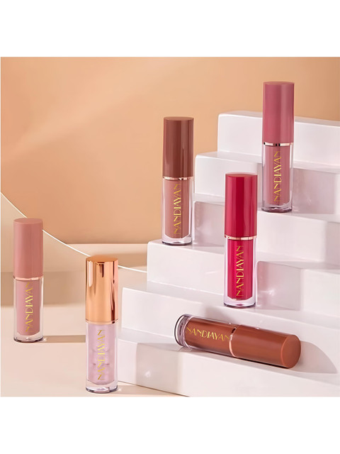 nandiayan Set of 12 Liquid Lipstick With Matte finish - 2.5ml Each 2 nandiayan Set of 12 Liquid Lipstick With Matte finish - 2.5ml Each