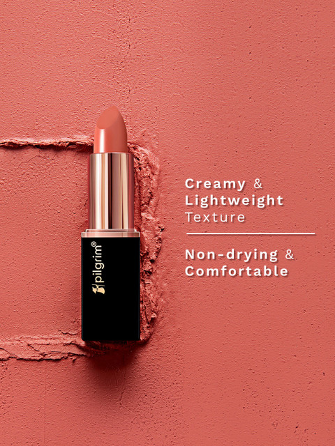Pilgrim Matte Bullet Intense Colour Transferproof & Smudgeproof Lipstick - Sultry Wine 26 4 Pilgrim Matte Bullet Intense Colour Transferproof & Smudgeproof Lipstick - Sultry Wine 26