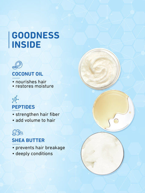 Plum Coconut & Peptides Strength & Shine Hair Mask- 200gm 4 Plum Coconut & Peptides Strength & Shine Hair Mask- 200gm