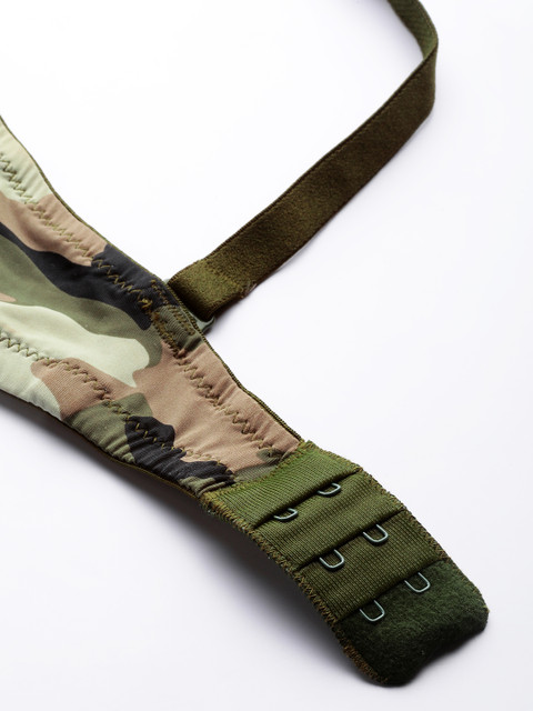 Roadster Olive Green Printed Non-Wired Lightly Padded Everyday Bra RDST-PAAM-BRA-030A 6 Roadster Olive Green Printed Non-Wired Lightly Padded Everyday Bra RDST-PAAM-BRA-030A