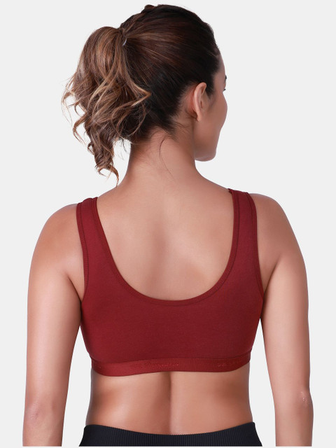 SKDREAMS Pack Of 2 Non Padded Full Coverage Sports Bra 5 SKDREAMS Pack Of 2 Non Padded Full Coverage Sports Bra